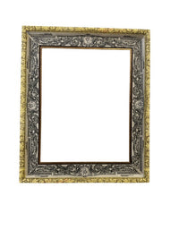 Handcrafted Marbled & Vintage Paper Decoupaged Frame