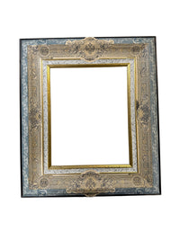 Handcrafted Marbled & Vintage Paper Decoupaged Frame