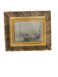 Set of 8 Framed Nautical Pencil Sketches by O. Ricci Candida