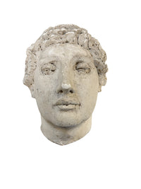 Classical Plaster Head Sculpture