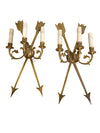 Pair of Arrow Sconces
