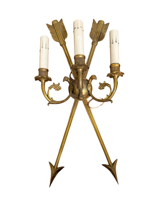 Pair of Arrow Sconces