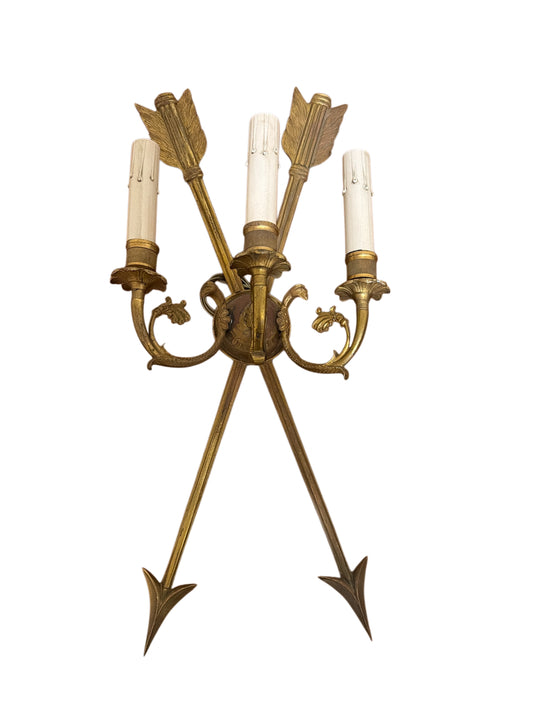 Pair of Arrow Sconces