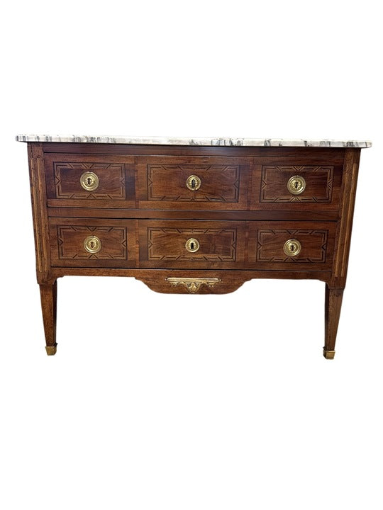 Louis XVI Marble Top Commode