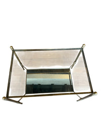 Antique Brass Maison Jasson Glass Coffee Table