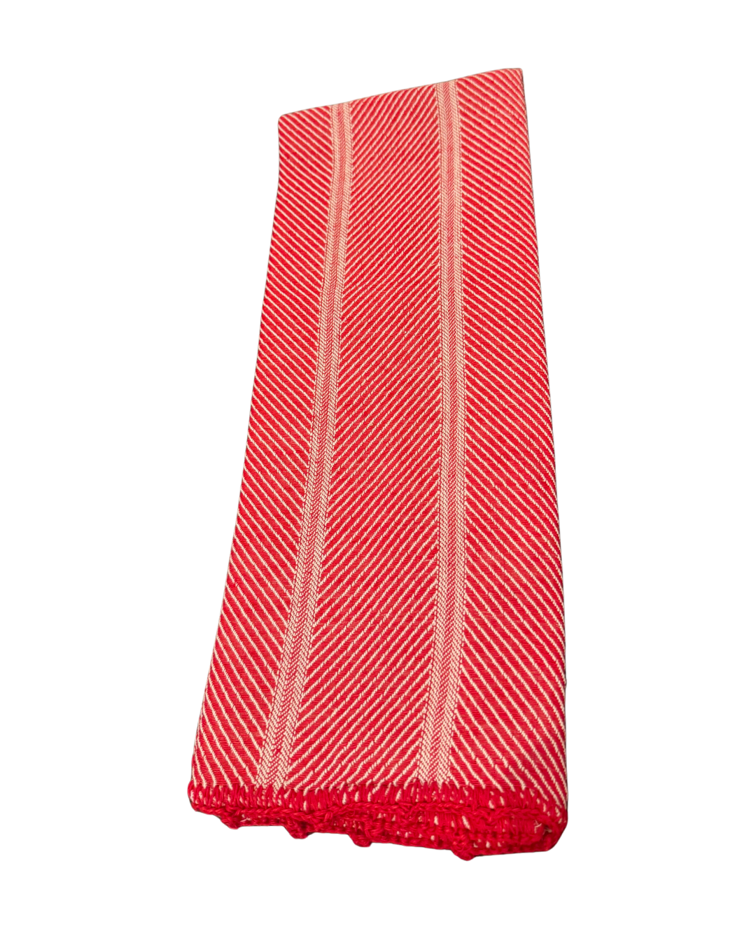Italian Red Grosseto Twill Busatti Hand Towel