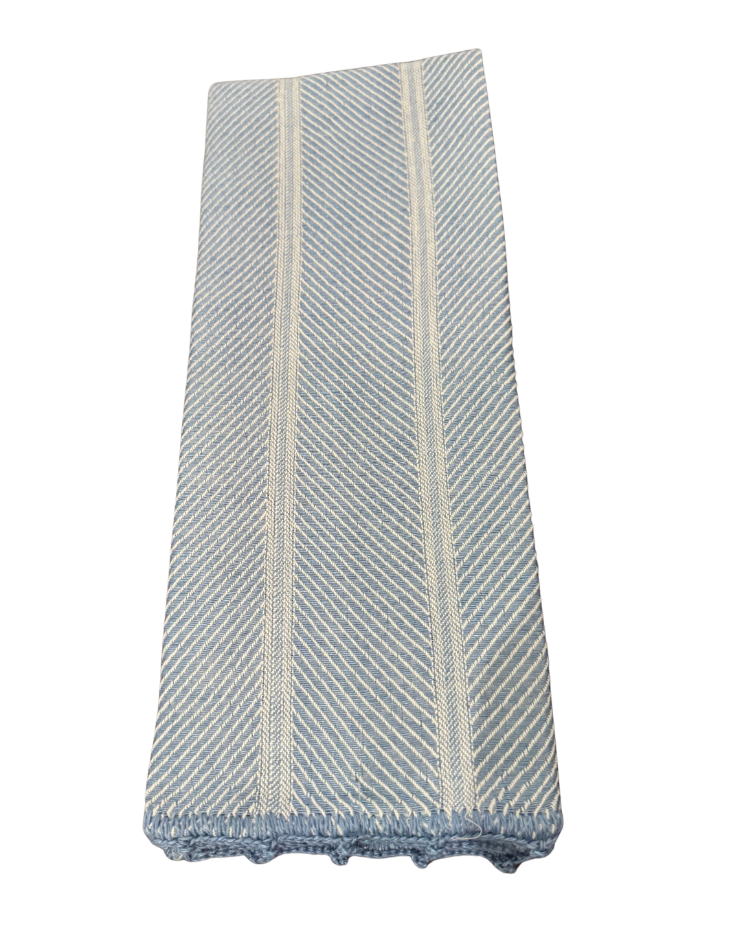 Italian Blue Grosseto Twill Busatti Hand Towel
