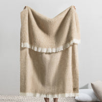 Sand Brushed Alpaca Throw