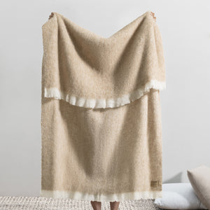 Sand Brushed Alpaca Throw