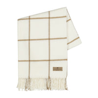 Italian Carmel Lexington Plaid Throw