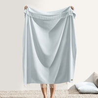 Hydrangea Italian Herringbone Throw