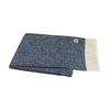 Italian Navy Herringbone Throw