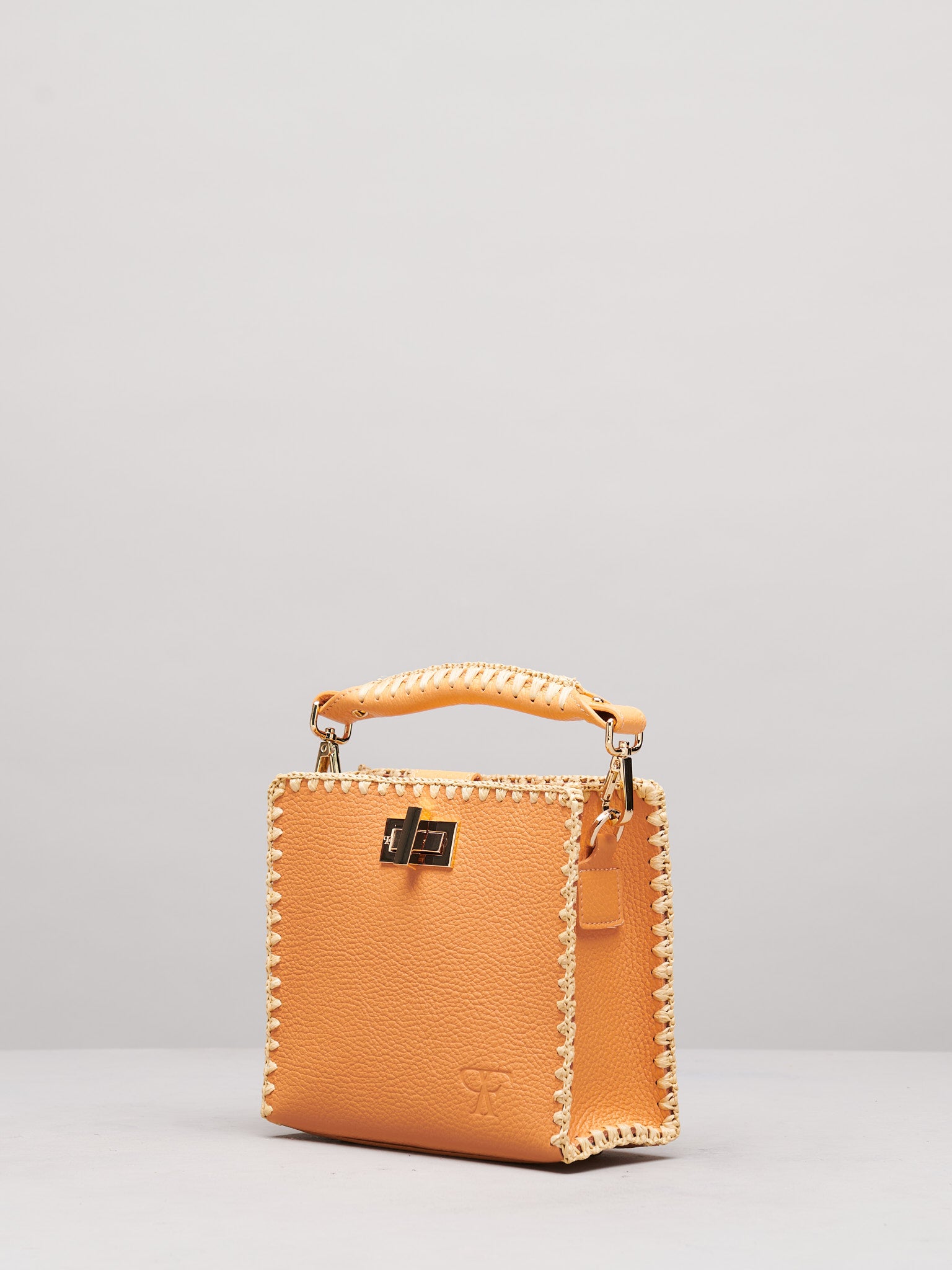 Sylvia Small Soft Orange Handbag