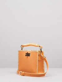 Sylvia Small Soft Orange Handbag