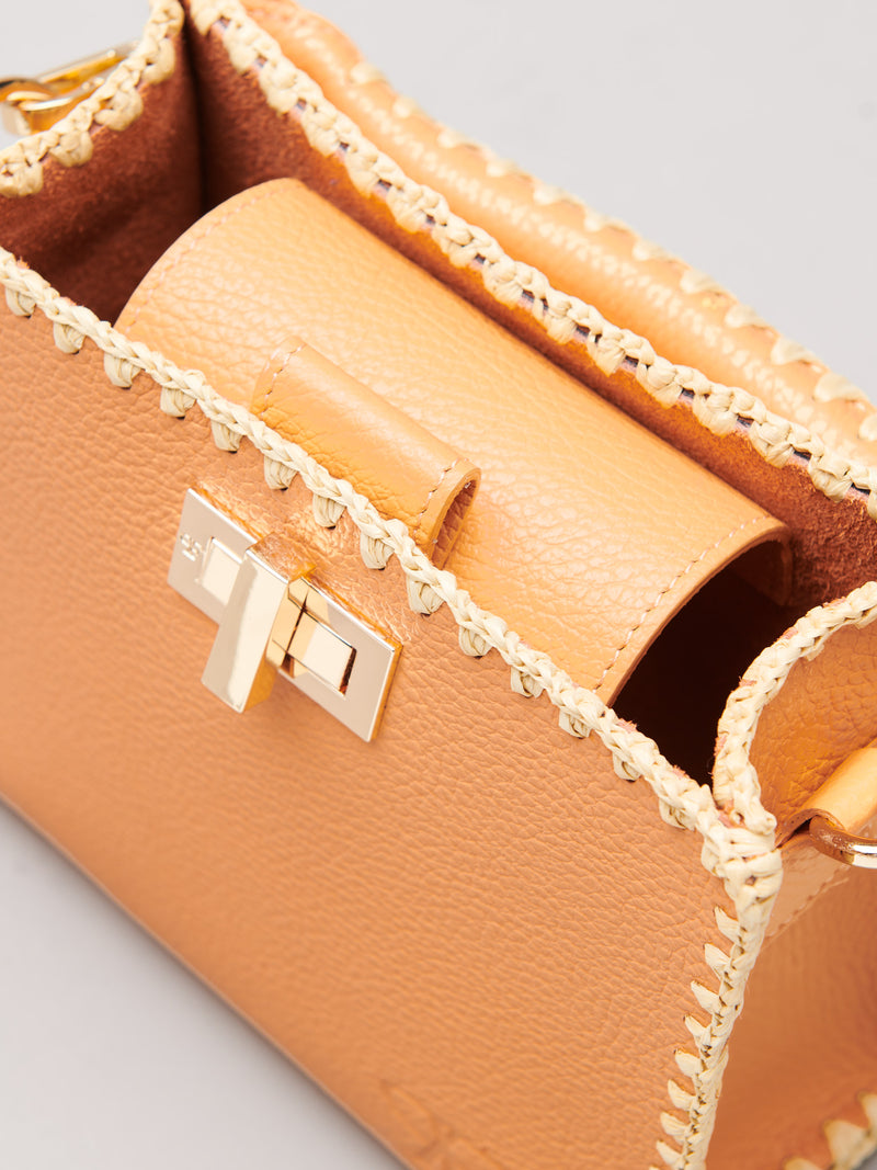 Sylvia Small Soft Orange Handbag