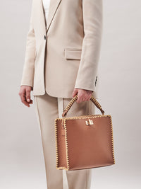 Sylvia Grande Handbag in Sella