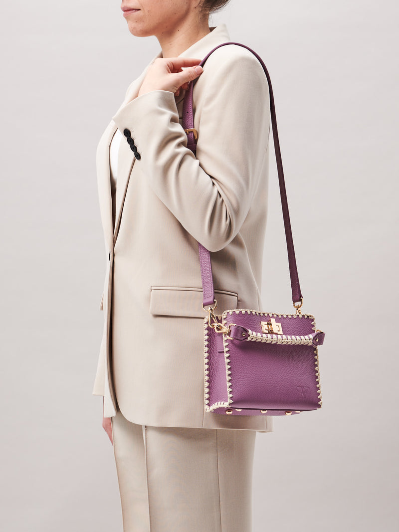 Small Lilac Sylvia Handbag