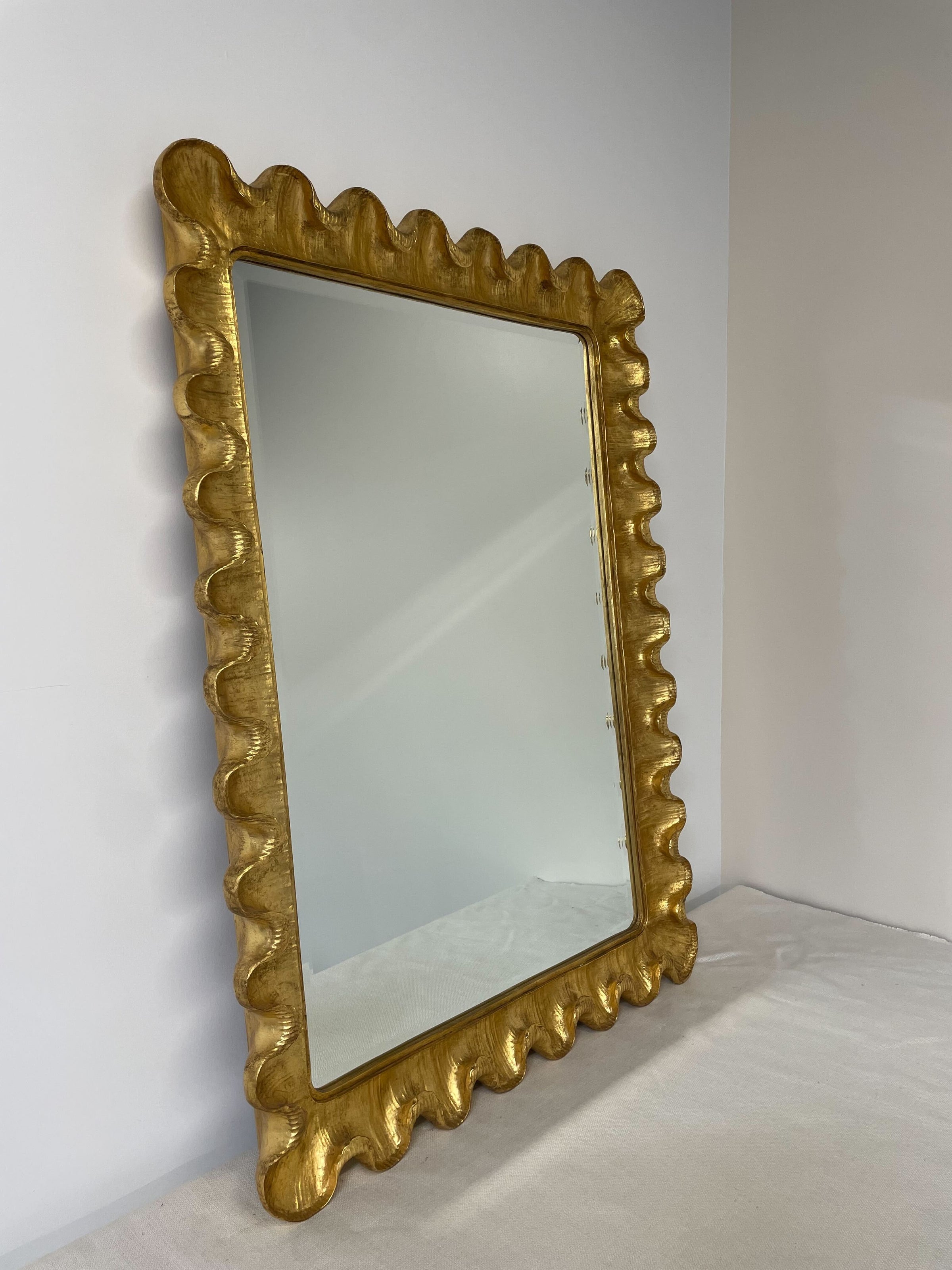 Gold Wave Mirror