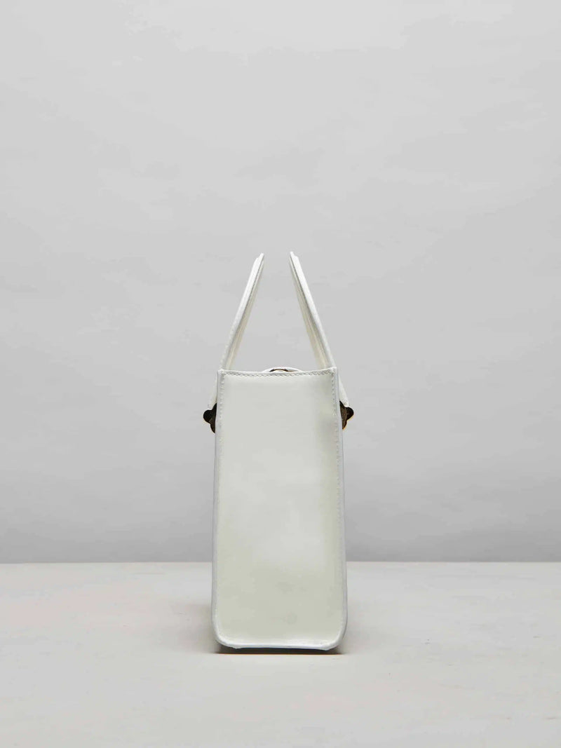 White Irene Handbag