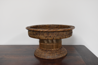 Small Footed Wicker Fruit Tray
