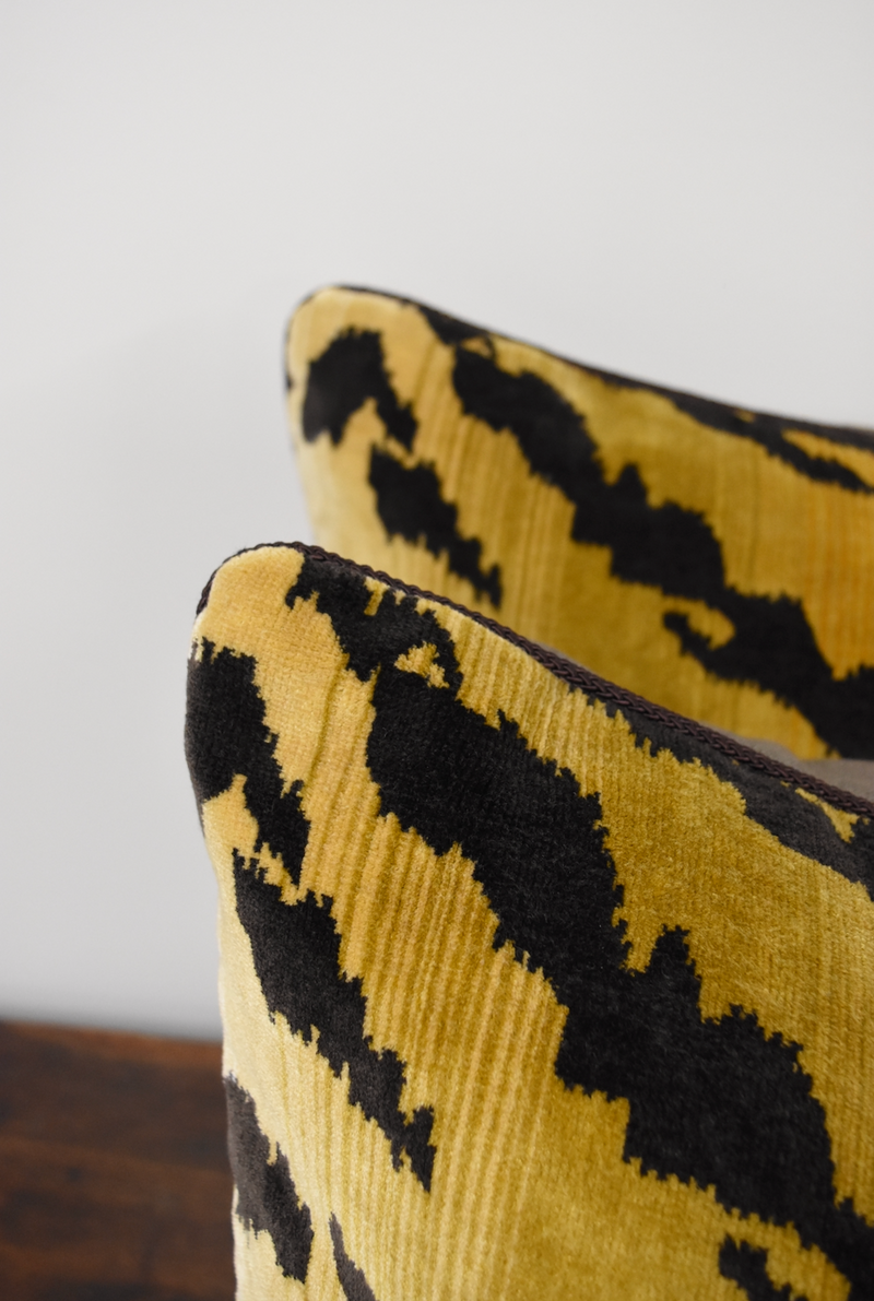 Pair of Scalamandre Tiger Pillows