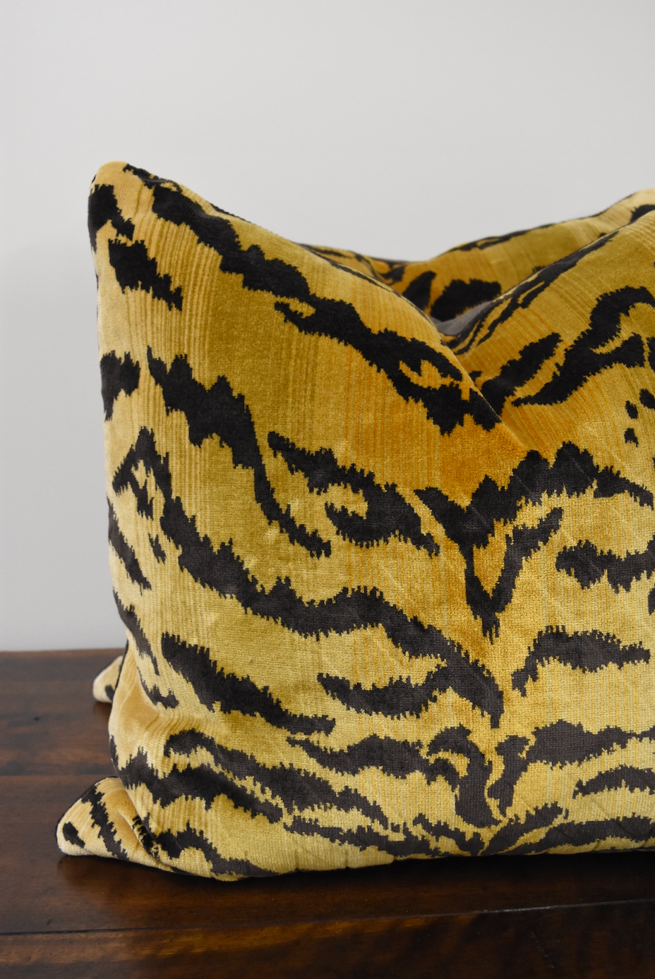 Pair of Scalamandre Tiger Pillows