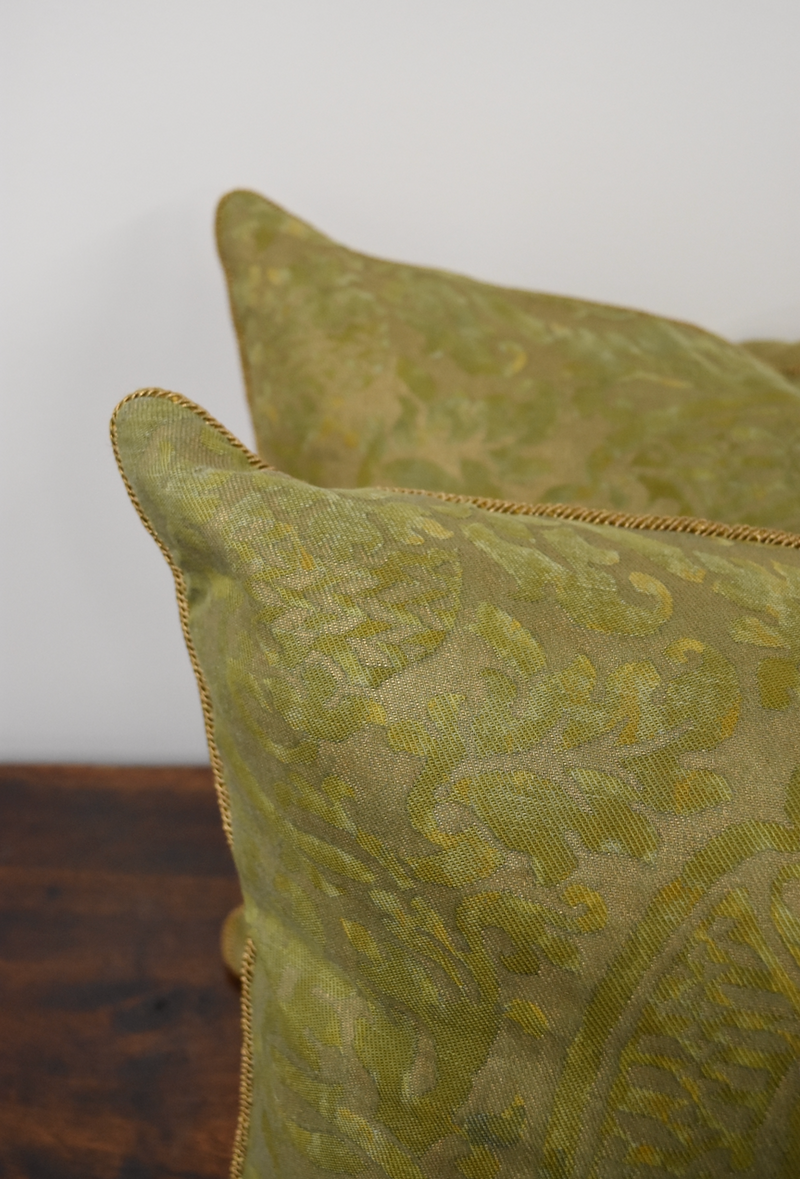 Pair of Vintage Fortuny Orsini Pillows